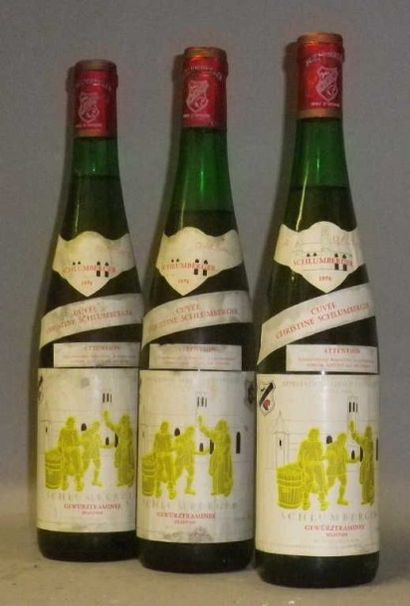 3 Bouteilles ALSACE GEWÜRZTRAMINER 