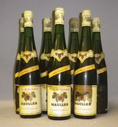 7 Bouteilles ALSACE GEWÜRZTRAMINER 