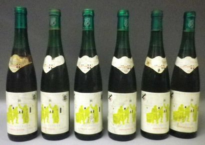 6 Bouteilles ALSACE RIESLING 