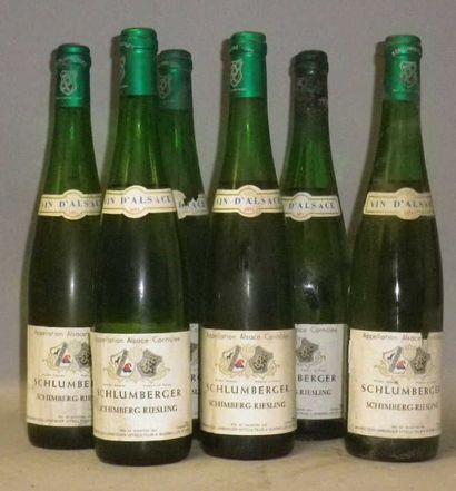 6 Bouteilles ALSACE RIESLING SCHIMBERG -...