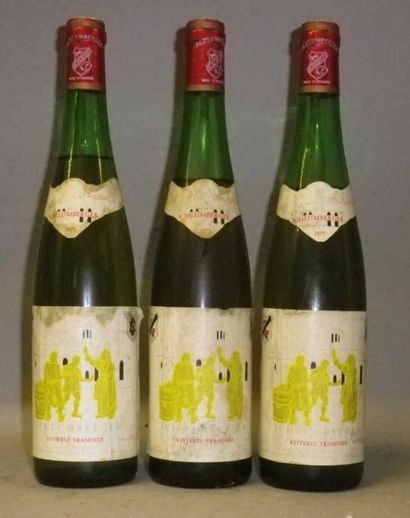 3 Bouteilles ALSACE TRAMINER 