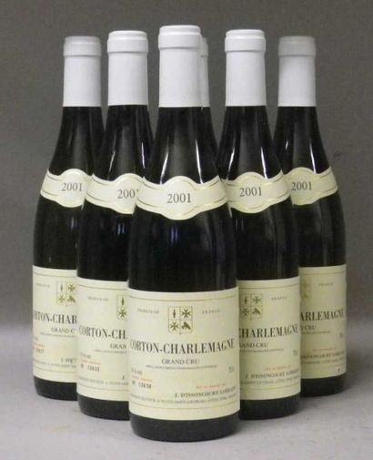 6 Bouteilles CORTON CHARLEMAGNE 2001 - J....