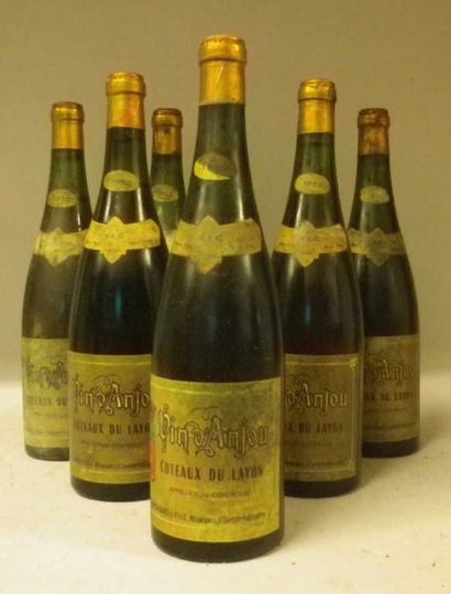 6 Bouteilles VIN D'ANJOU - Coteaux du Layon...
