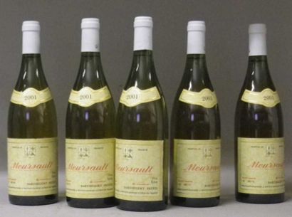 5 Bouteilles MEURSAULT 2001 - Barthelemy