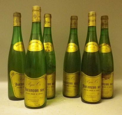 6 Bouteilles JURANCON SEC PEYRE OR 1979 1...