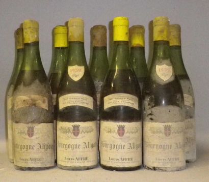 9 Bouteilles BOURGOGNE ALIGOTE 1959 - Louis...