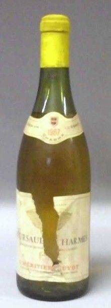 1 Bouteille MEURSAULT CHARMES 1967 - L'Héritier...