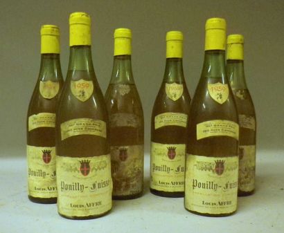 6 Bouteilles POUILLY FUISSE 1959 - Louis...