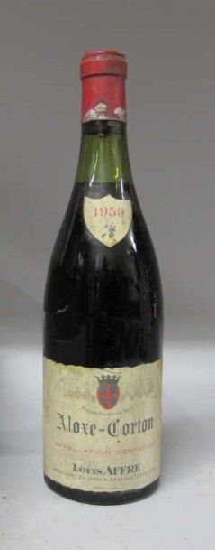 1 Bouteille ALOXE - CORTON 1959 - Louis Affre...