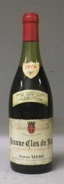 1 Bouteille BEAUNE CLOS DU ROI 1928 - Louis...