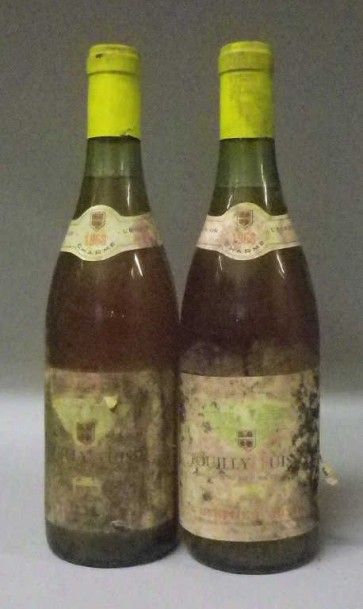 2 Bouteilles POUILLY FUISSE 1968 - L'Héritier...