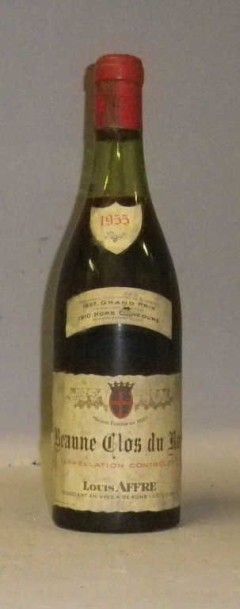 1 Bouteille BEAUNE CLOS DU ROI 1955 - Louis...