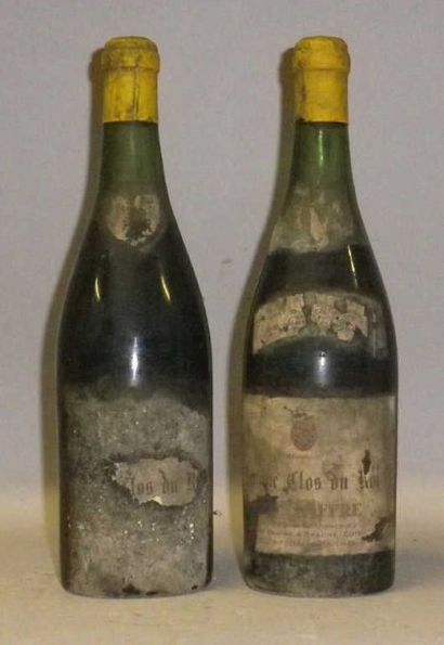 2 Bouteilles BEAUNE CLOS DU ROI Présumées...
