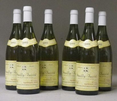 6 Bouteilles POUILLY FUISSE 2002 - Barth...