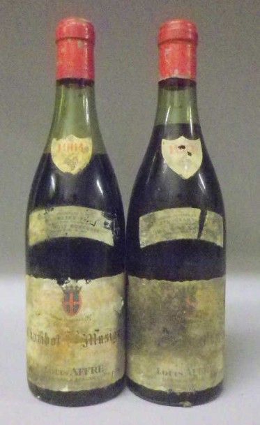 2 Bouteilles CHAMBOLLE-MUSIGNY 1964 - Louis...