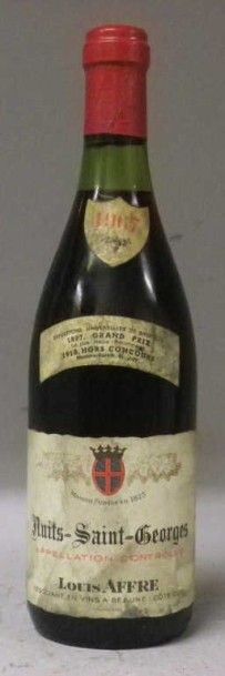 1 Bouteille NUITS St. GEORGES 1967 - Louis...