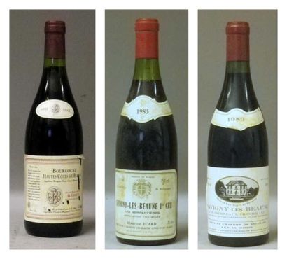 LOT DE 3 BOUTEILLES DE VINS ROUGES DE BOURGOGNE:...