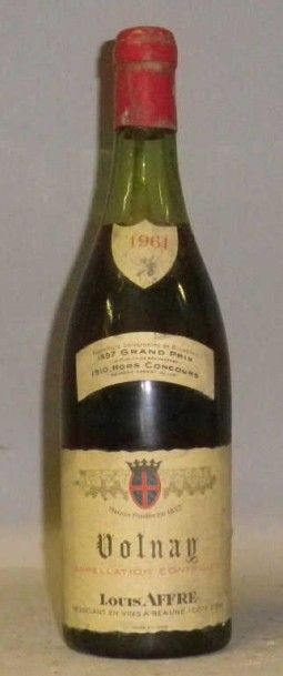 1 Bouteille VOLNAY 1961 - Louis Affre Etiquette...