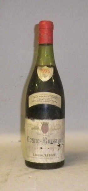 1 Bouteille VOSNE ROMANEE 1955 - Louis Affre...