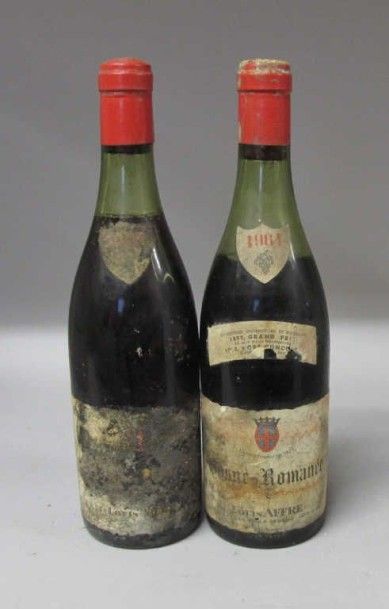 2 Bouteilles VOSNE ROMANEE 1964 - Louis Affre...