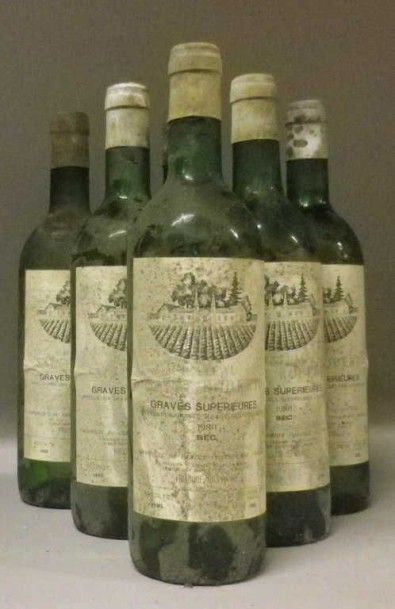 6 Bouteilles CHÂTEAU St. ROBERT 1980 - Graves...