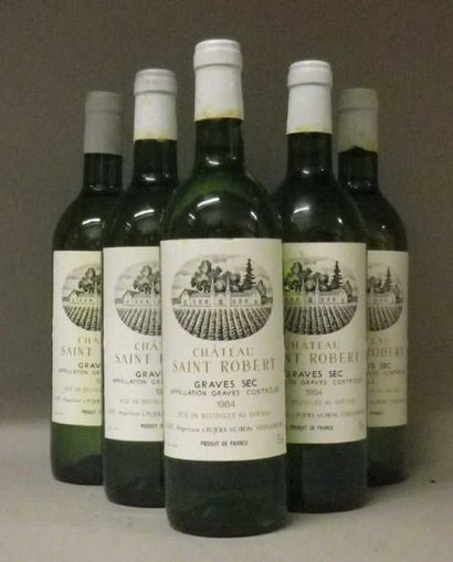 6 Bouteilles CHÂTEAU St. ROBERT 1984- Graves...