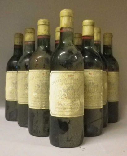 10 Bouteilles CHÂTEAU CHARMANT 1970 - Margaux...