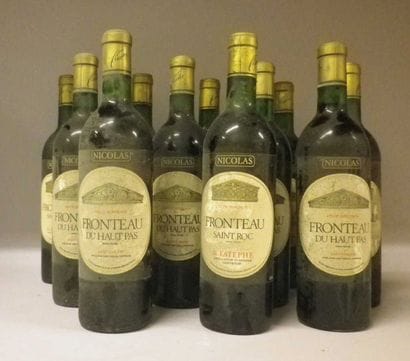 11 Bouteilles CHÂTEAU FRONTONEAU DU HAUT...