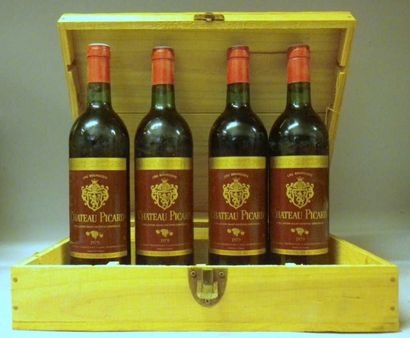 4 Bouteilles CHÂTEAU PICARD 1979 - St. Estèphe...