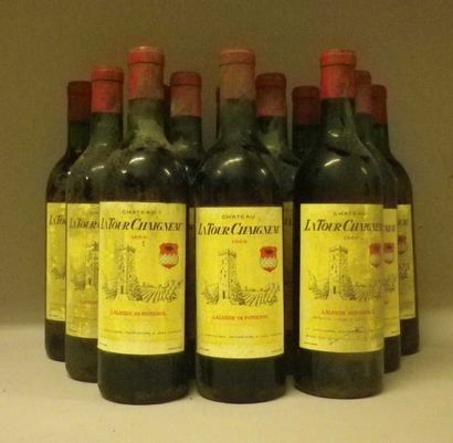 12 Bouteilles CHÂTEAU LATOUR CHAIGNEAU 1969...