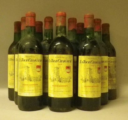 12 Bouteilles CHÂTEAU LATOUR CHAIGNEAU 1971...