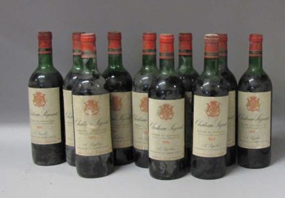 10 Bouteilles CHÂTEAU SIGNAT 1973 - Côtes...