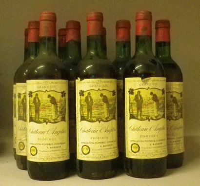 11 Bouteilles CHÂTEAU L'ANGELUS 1970 - Pomerol...
