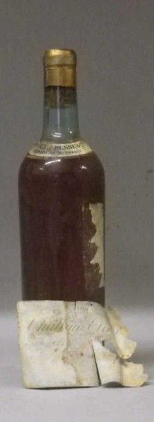 1 Bouteille CHÂTEAU CLIMENS 1943 - Barsac...