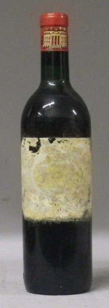 1 Bouteille CHÂTEAU MARGAUX 1959 Etiquette...