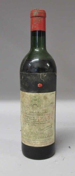 1 Bouteille CHÂTEAU MOUTON ROTHSCHILD 1961...