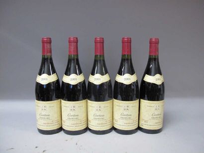 5 Bouteilles CORTON 2001 - Barthelemy