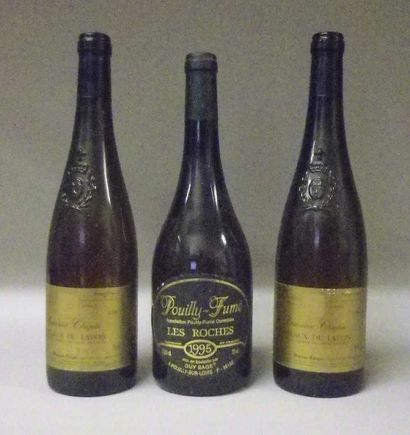 LOT DE 3 BOUTEIILES VINS DE LA VALLEE DE...