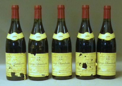 5 Bouteilles GEVREY CHAMBERTIN 2000 - Barthelemy...