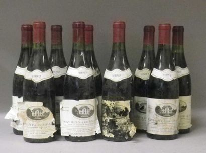 10 Bouteilles SAVIGNY LES BEAUNE 1987 - Chandon...