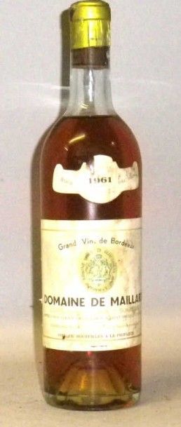 1 Bouteille DOMAINE DE MAILLARD 1961 - BORDEAUX...