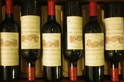 12 Bouteilles CHÂTEAU BELAIR 1999 - Lalande...