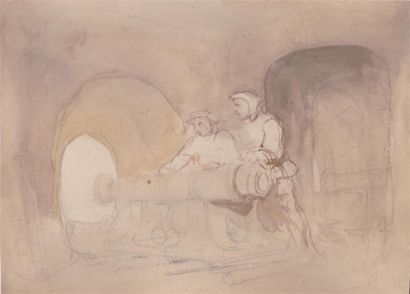 Attribué à Charles CATTERMOLE (1832-1900)....
