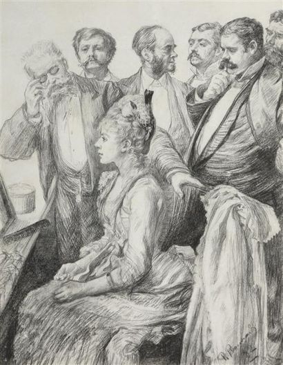 Charles Paul RENOUARD (1845-1924). La loge...
