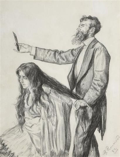 Charles Paul RENOUARD (1845-1924). La loge...