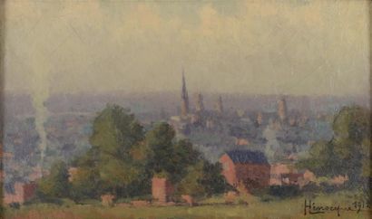 Narcisse HÉNOCQUE (1879-1952). Rouen près...