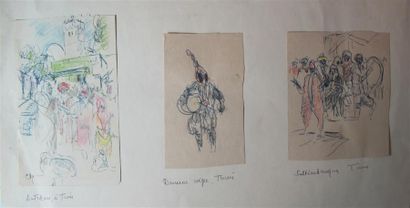 CARLOS-REYMOND (1884-1970). 13 dessins de...