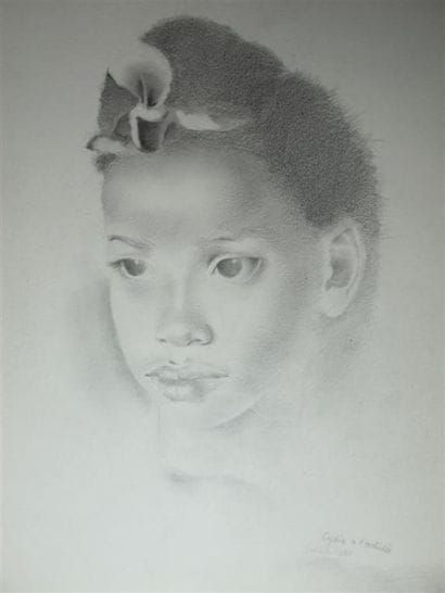 Mariette LYDIS (1894-1970). Lydia à l'orchidée....