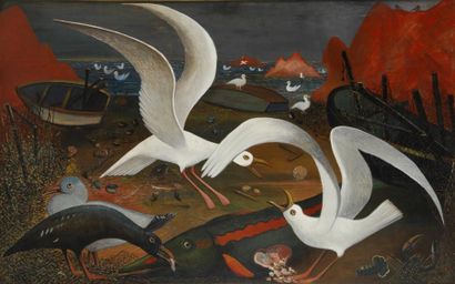 Ferdinand DESNOS (1901-1958). Les goélands....