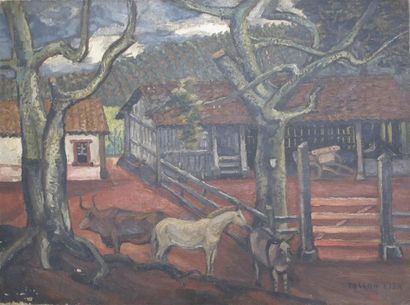 Domingo TOLEDO PIZA (1887-1945). Animaux...